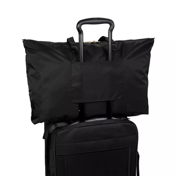 Tumi Voyageur Just In Case® Packable Nylon Black Tote NWT - Picture 7 of 10